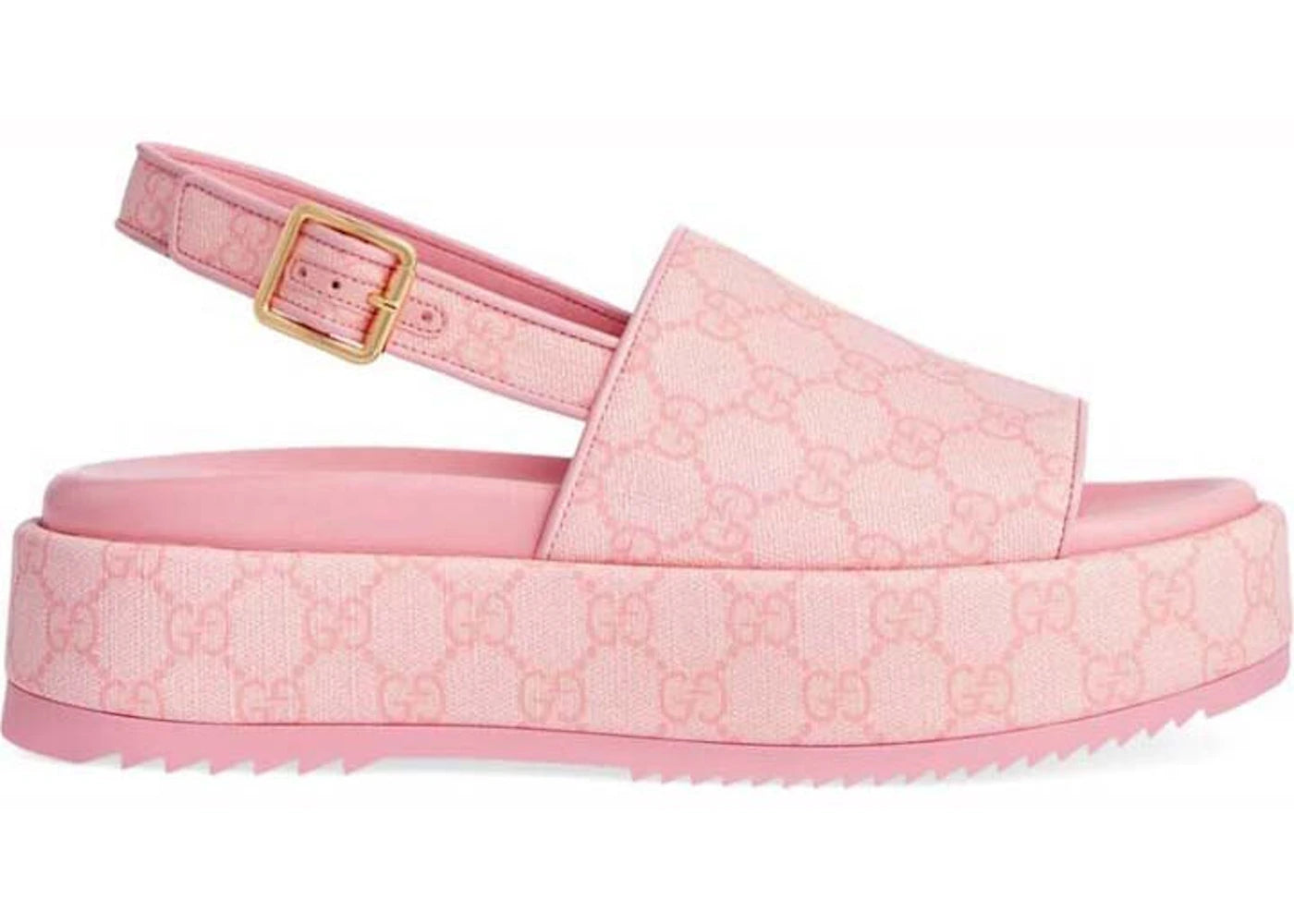 Gucci Gg Platform Sandal Pink Womens