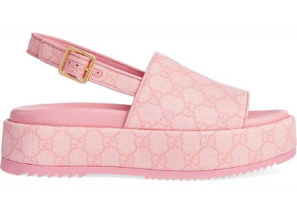 Gucci Gg Platform Sandal Pink Womens