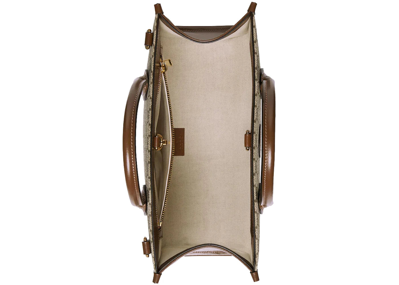 Gucci Gg Small Tote Bag Beige/Ebony