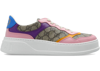 Gucci Gg Sneaker Beige Multi Monogram (Women'S)