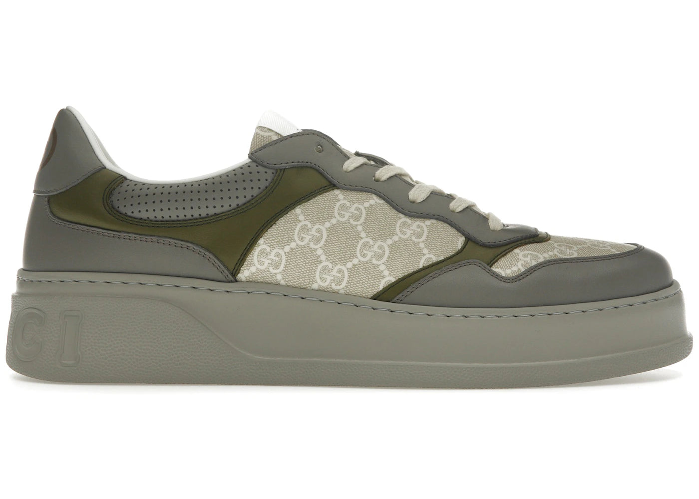 Gucci Gg Sneaker White Beige