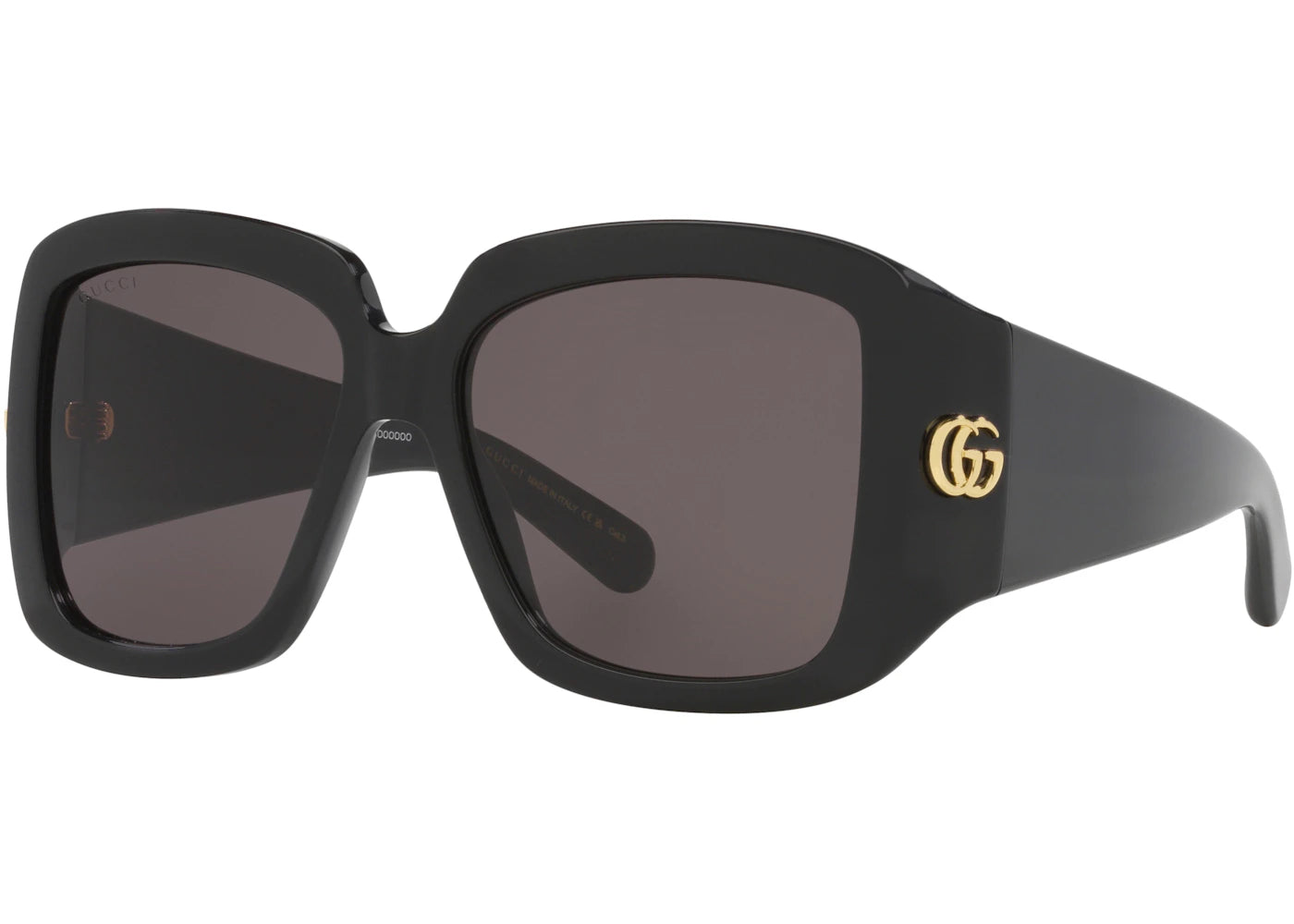 Gucci Gg Square Wrap Sunglasses Black (Gg1402S-001)