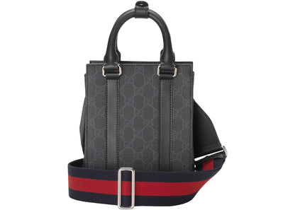 Gucci Gg Supreme Canvas Tote Bag Black