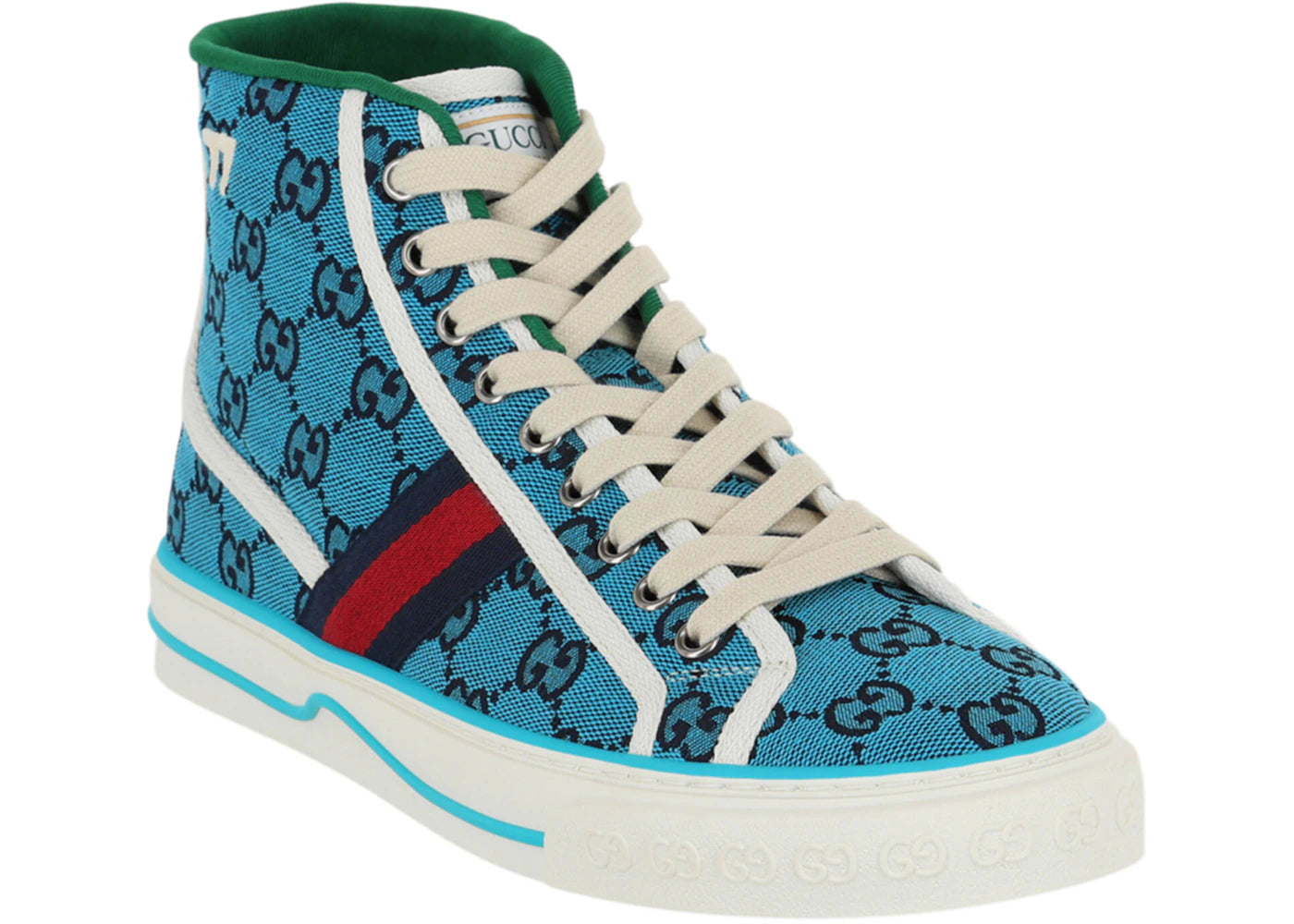 gucci gg supreme high blue