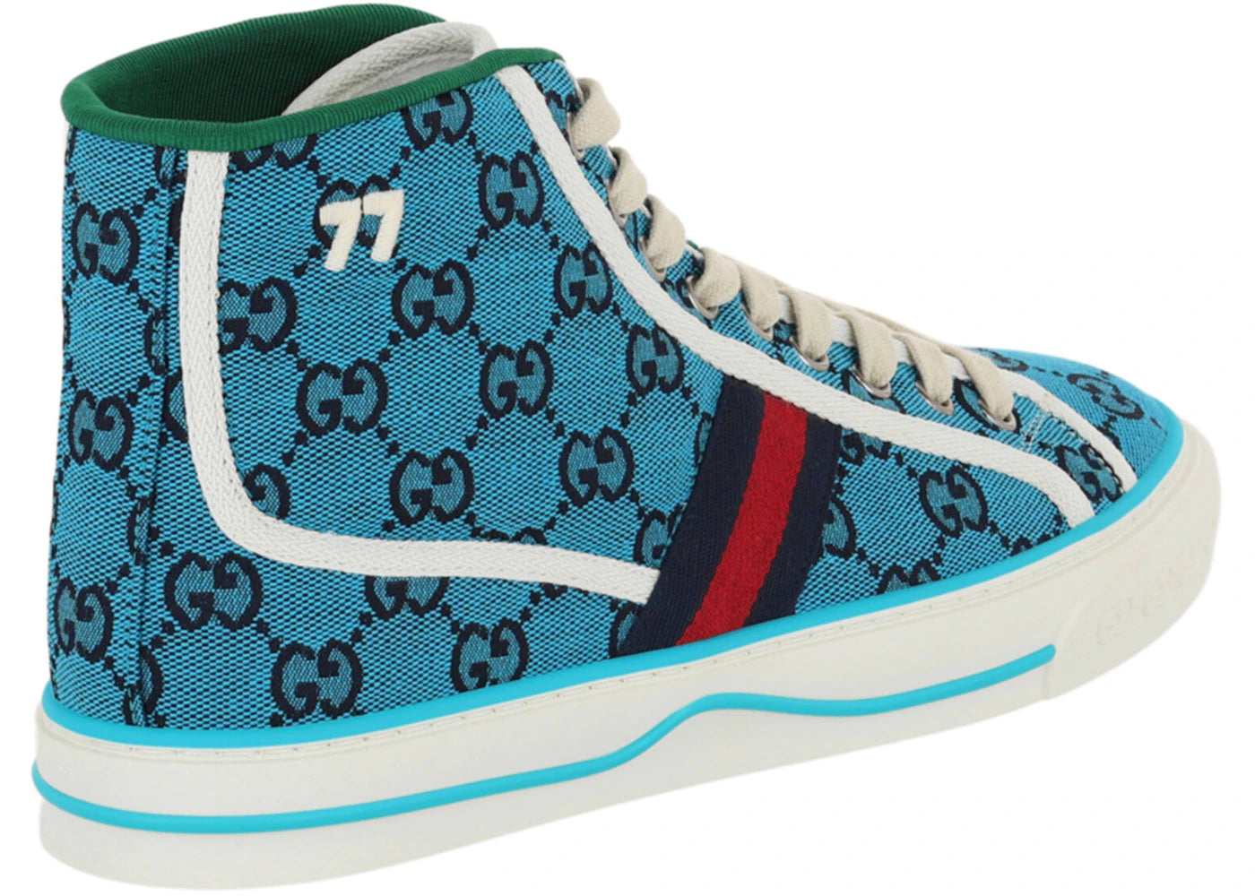 gucci gg supreme high blue