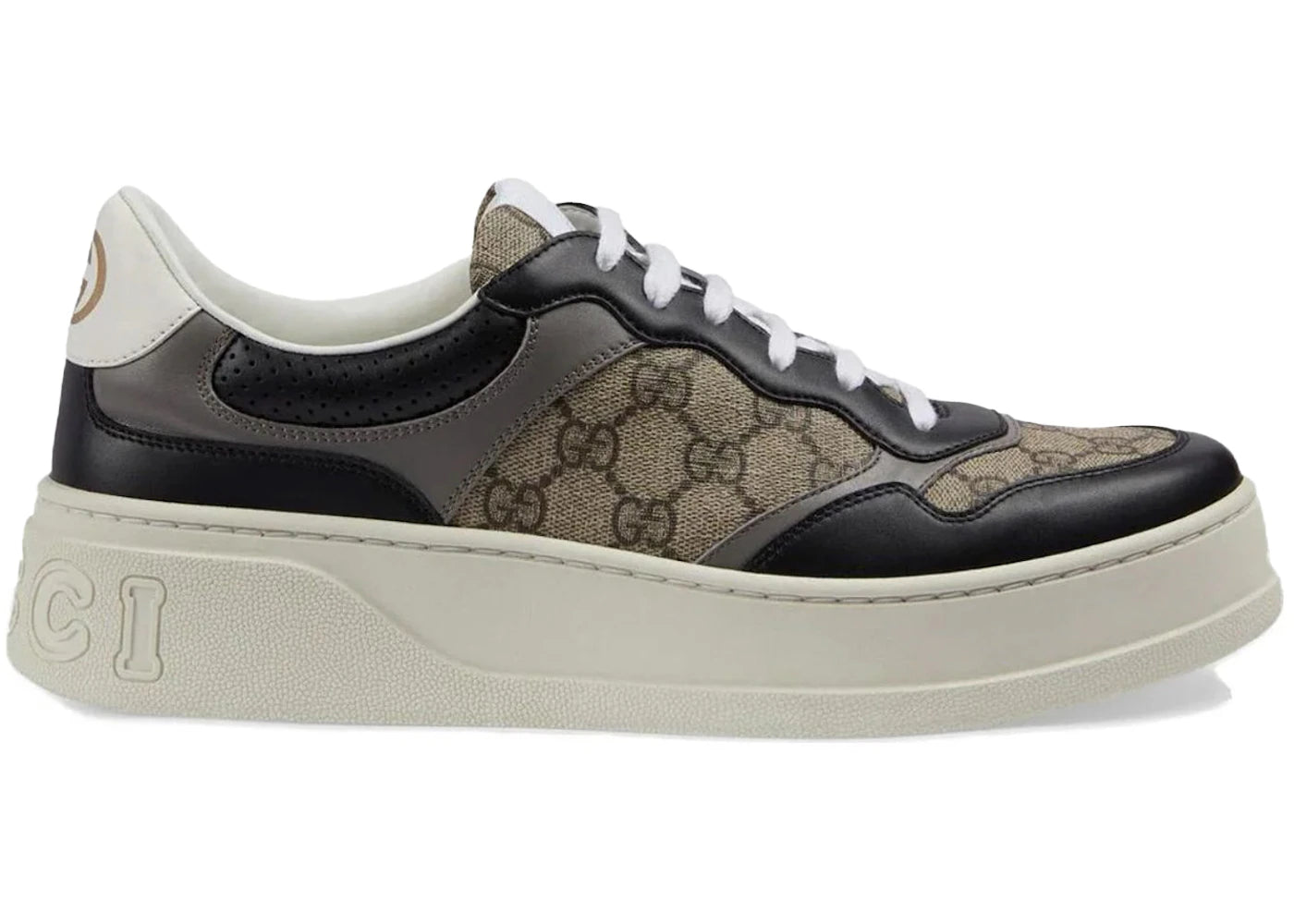 gucci gg supreme sneaker beige ebony