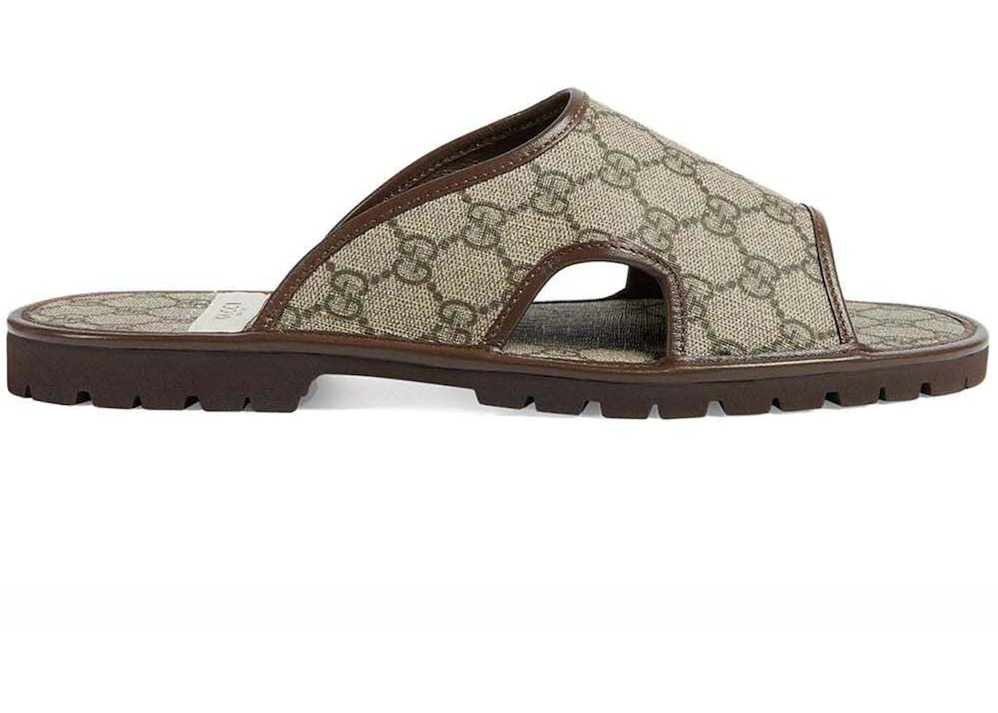 gucci gg supreme tofflor biege