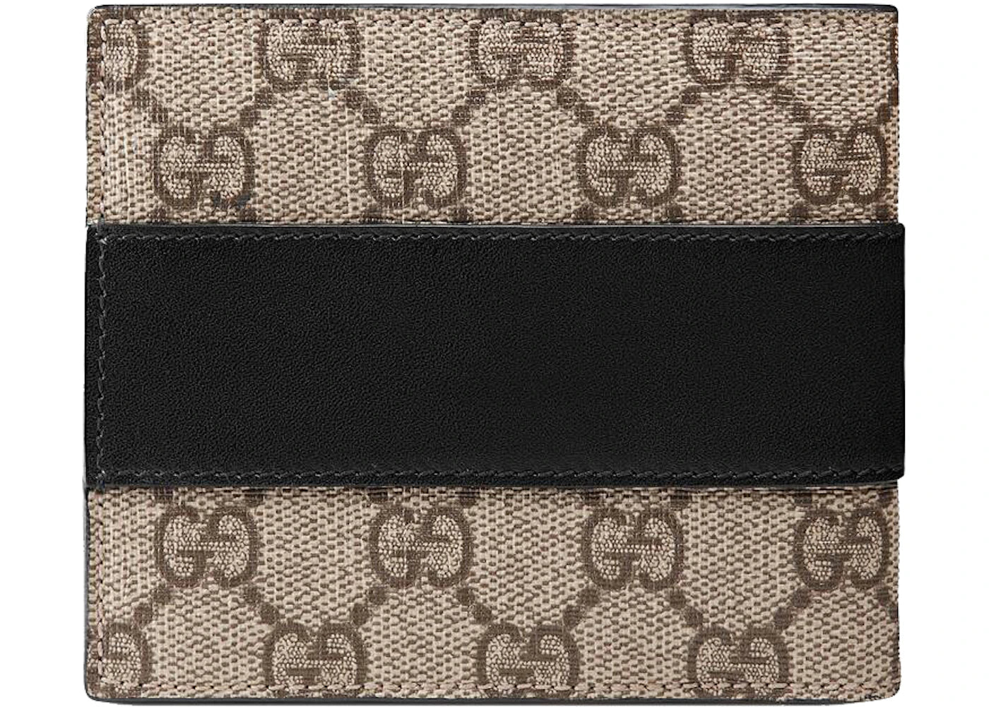 gucci gg supreme wallet beige/ebony 