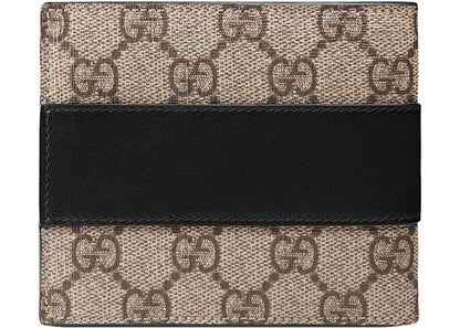 gucci gg supreme wallet beige/ebony 