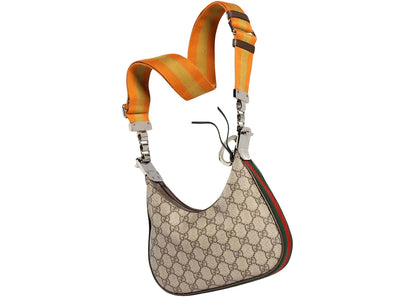 Gucci Attache Small Shoulder Bag Beige/Ebony
