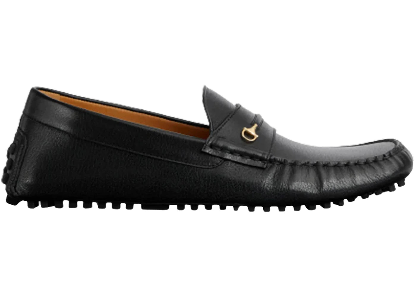 gucci horsebit driver loafers black