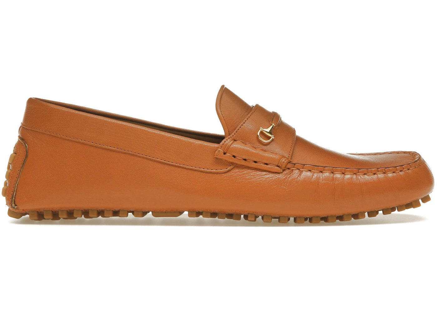 gucci horsebit driver loafers brown