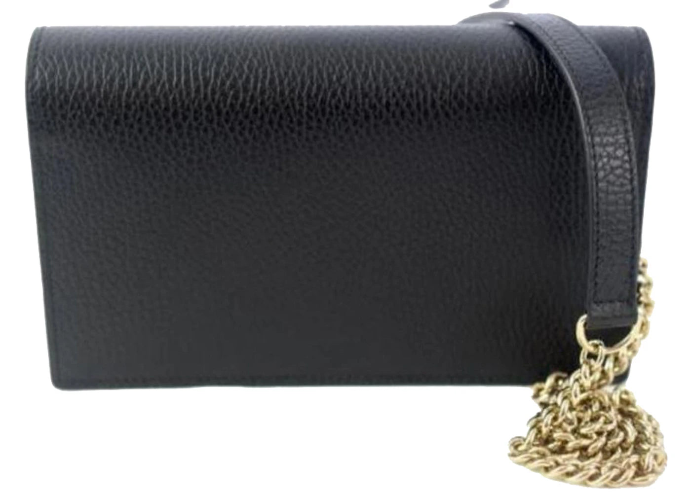 Gucci Interlocking Chain Wallet Small Black