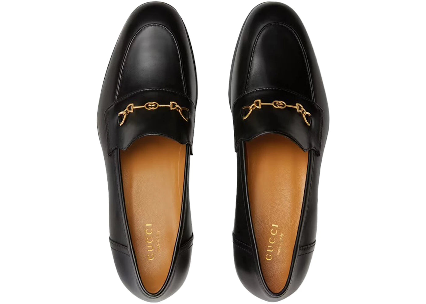 gucci interlocking g horsebit loafer black leather