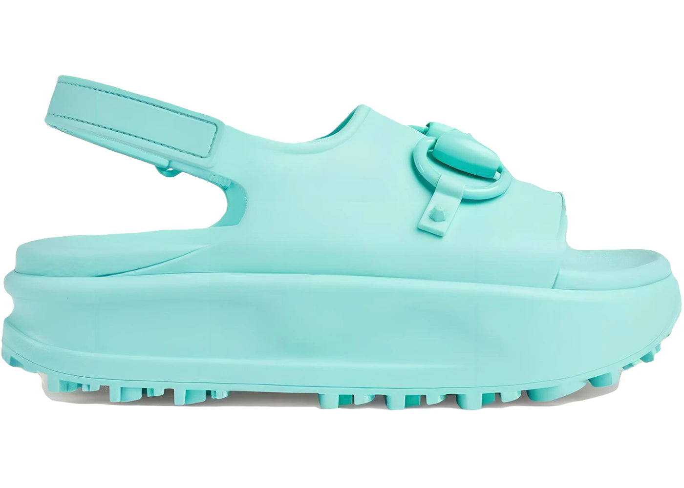 gucci interlocking g platform sandal blue (women's)