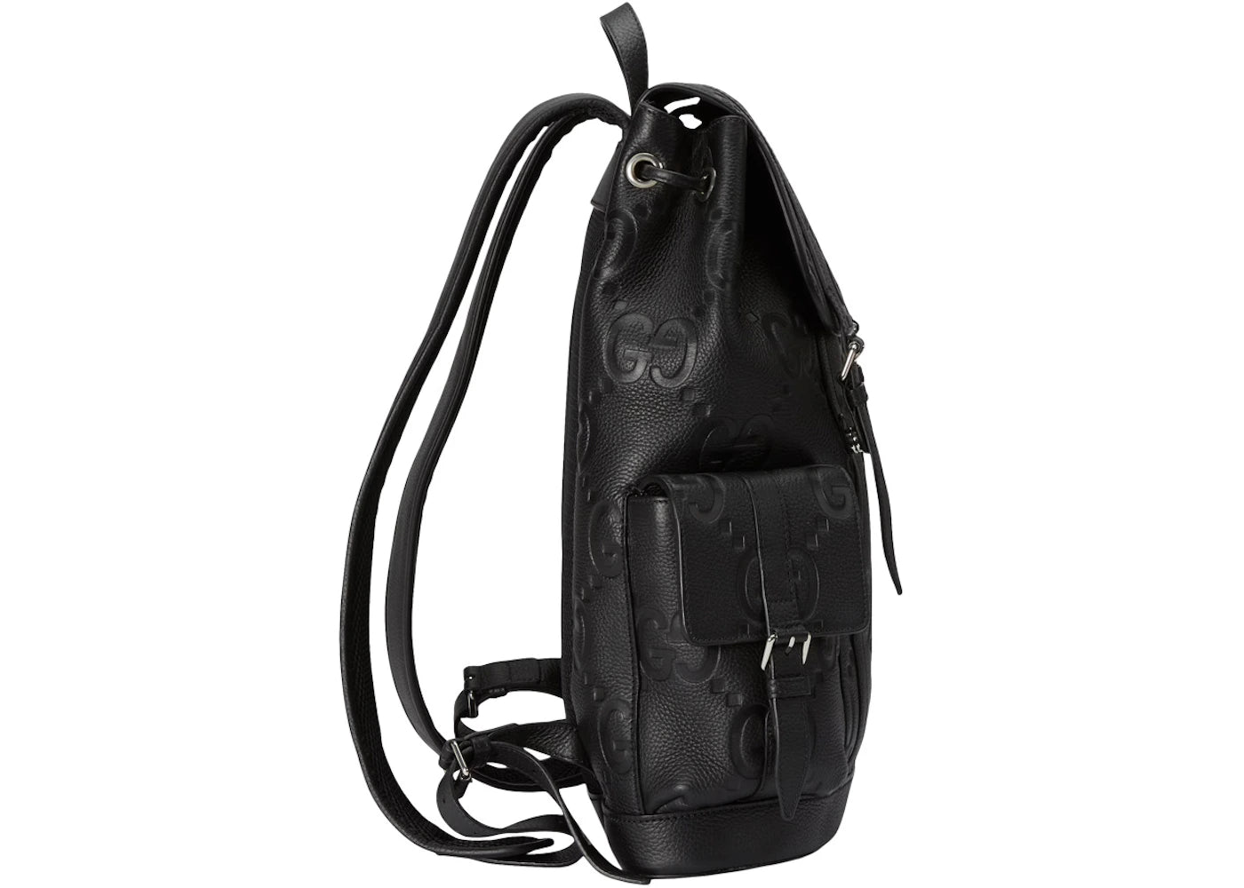 gucci jumbo gg backpack black 