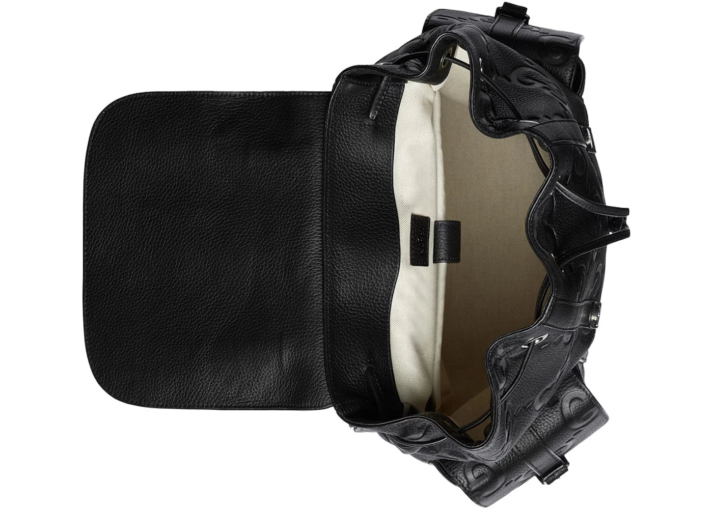 gucci jumbo gg backpack black 