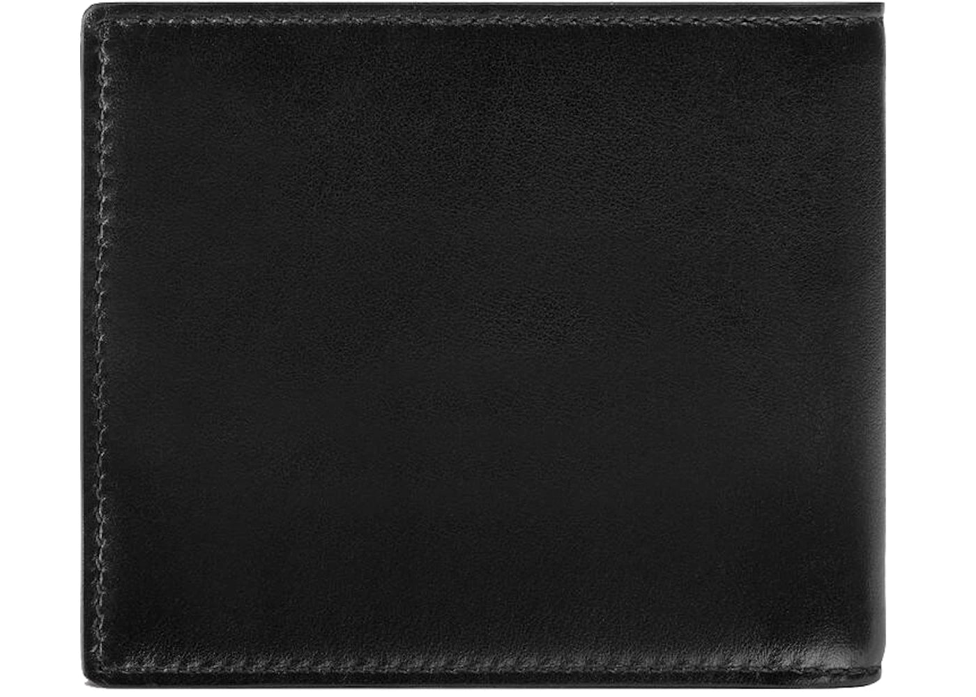 gucci leather wallet with gucci logo (8 card slot) black 