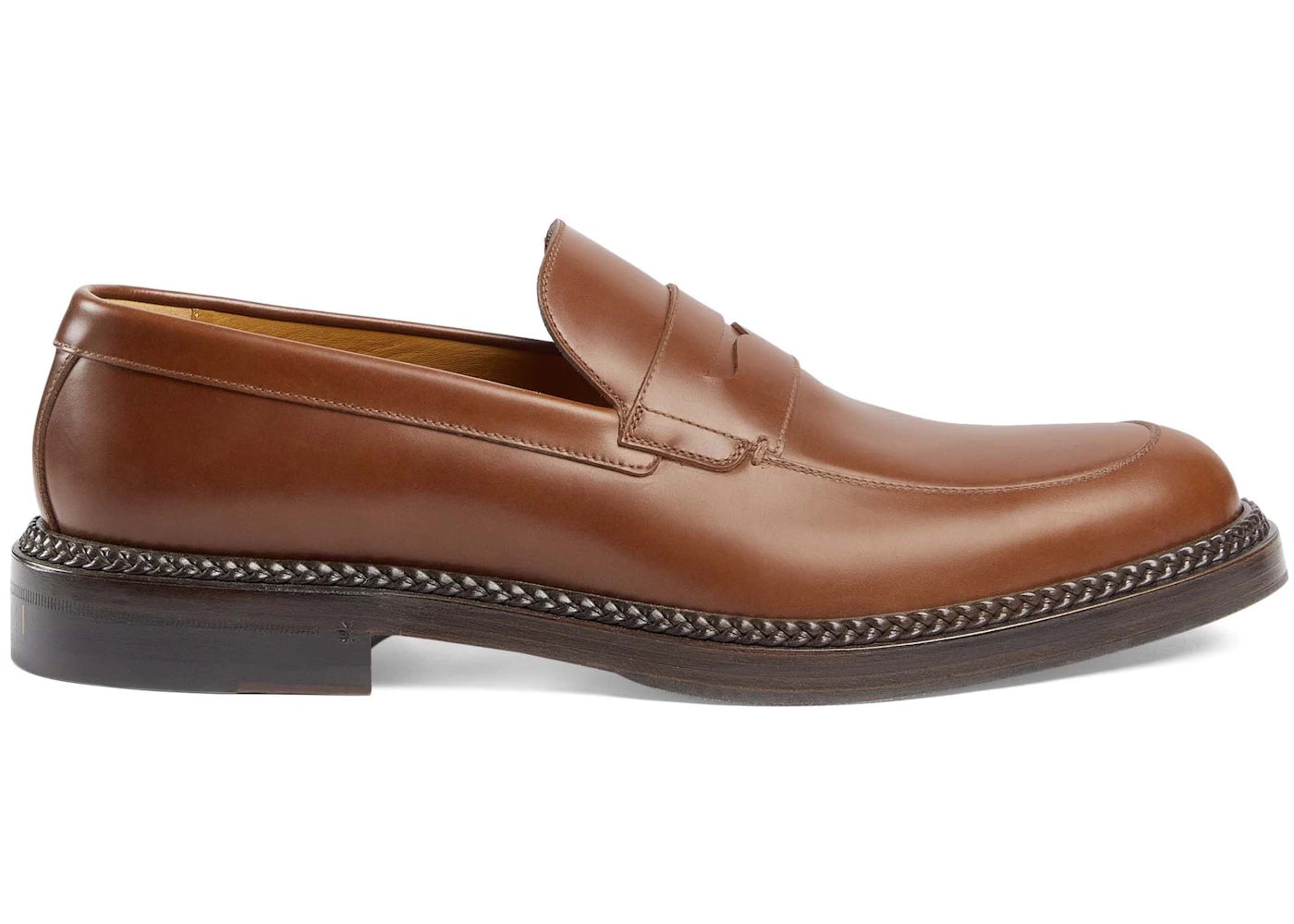 gucci loafer brown