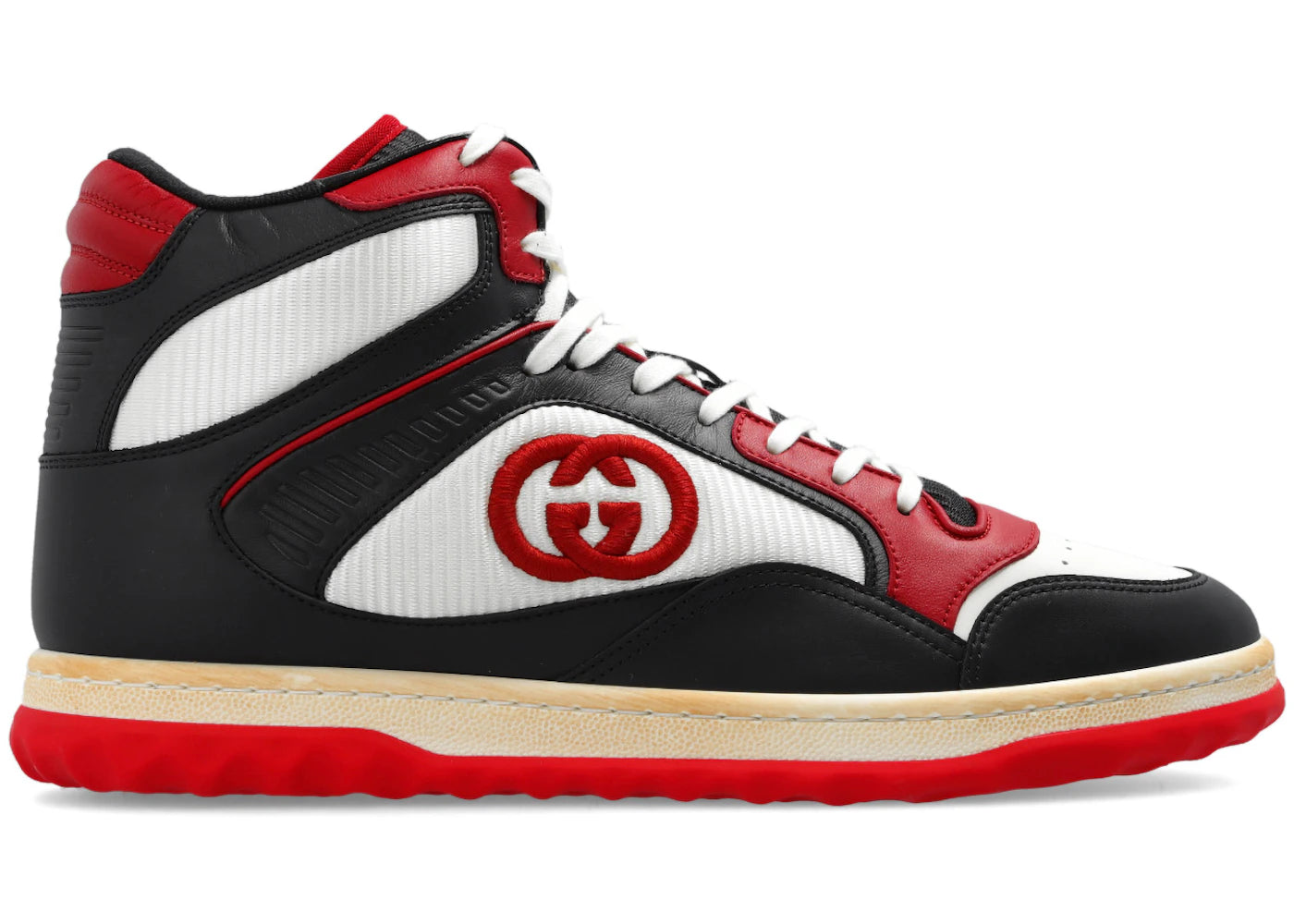 Gucci Mac80 High Black White Red