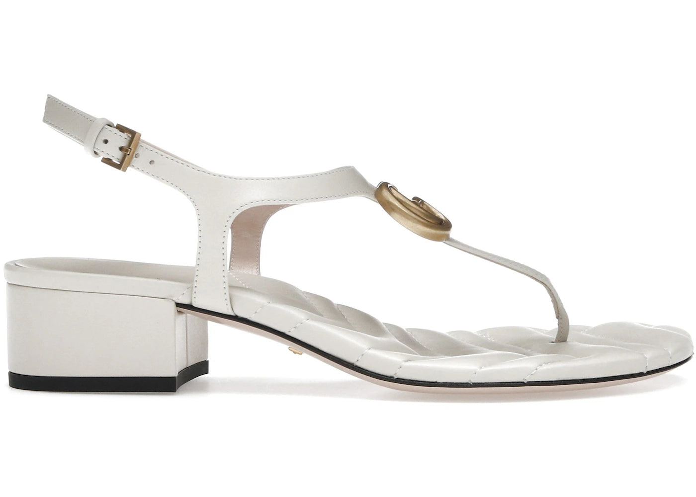 Gucci Marmont Double G Sandal White (Women'S)