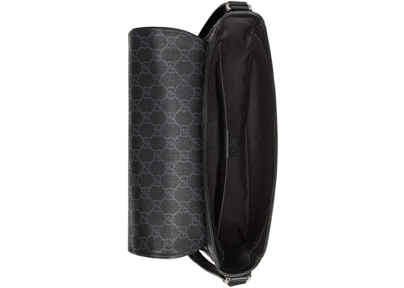 Gucci Messenger Bag Gg Supreme Canvas Black/Grey