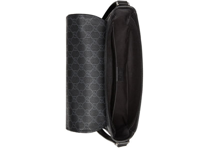Gucci Messenger Bag Gg Supreme Canvas Black/Grey