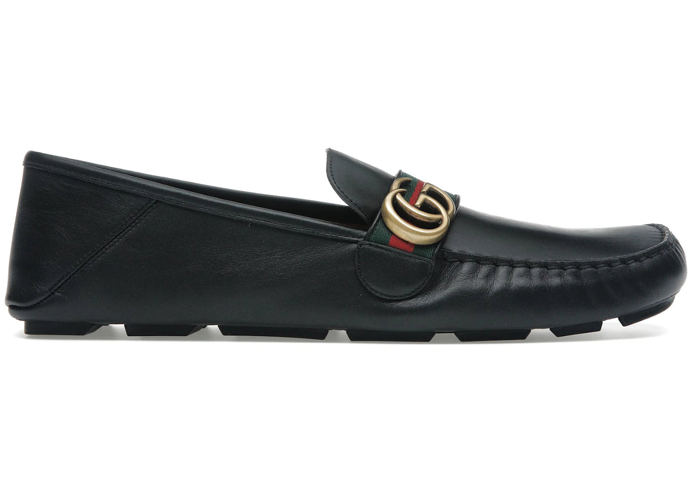 gucci noel driver loafer black