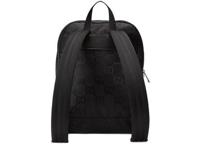 gucci off the grid backpack palladium-tone black 