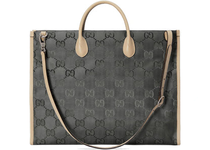 Gucci Off The Grid Tote Bag Dark Grey