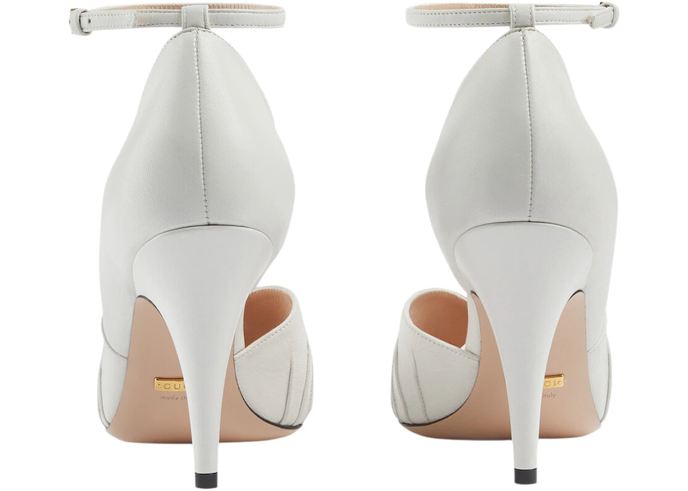 Gucci Open-Toe 94Mm Sandal White Leather