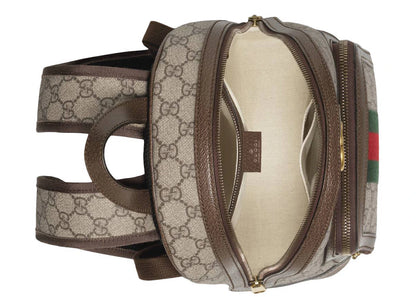 gucci ophidia backpack gg supreme small beige/ebony 