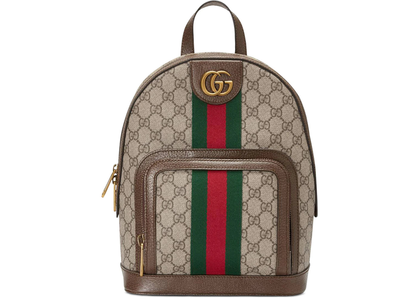Gucci Ophidia Backpack Gg Supreme Small Beige/Ebony