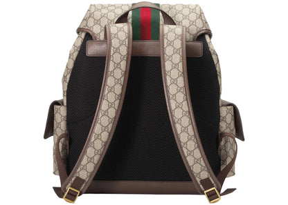 gucci ophidia gg backpack medium beige/ebony 