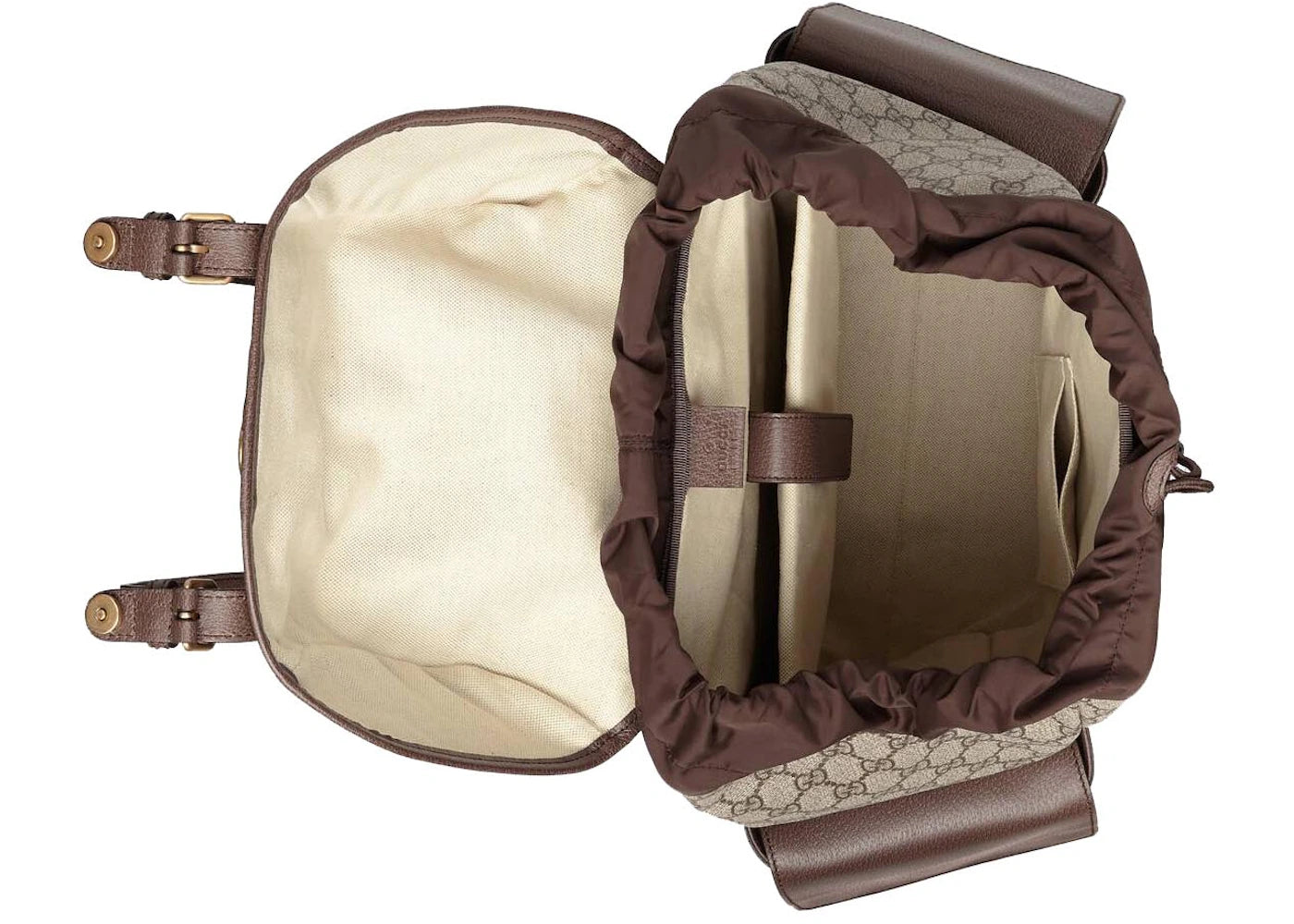 gucci ophidia gg backpack medium beige/ebony 