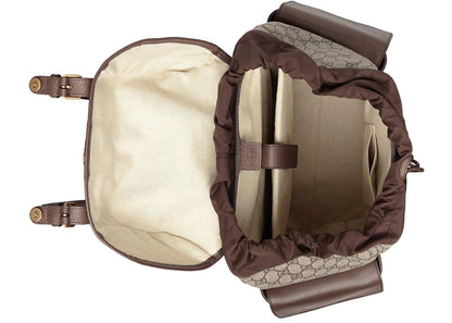 gucci ophidia gg backpack medium beige/ebony 