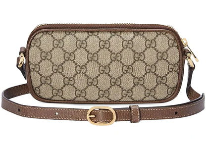 Gucci Ophidia Gg Bag Mini Brown