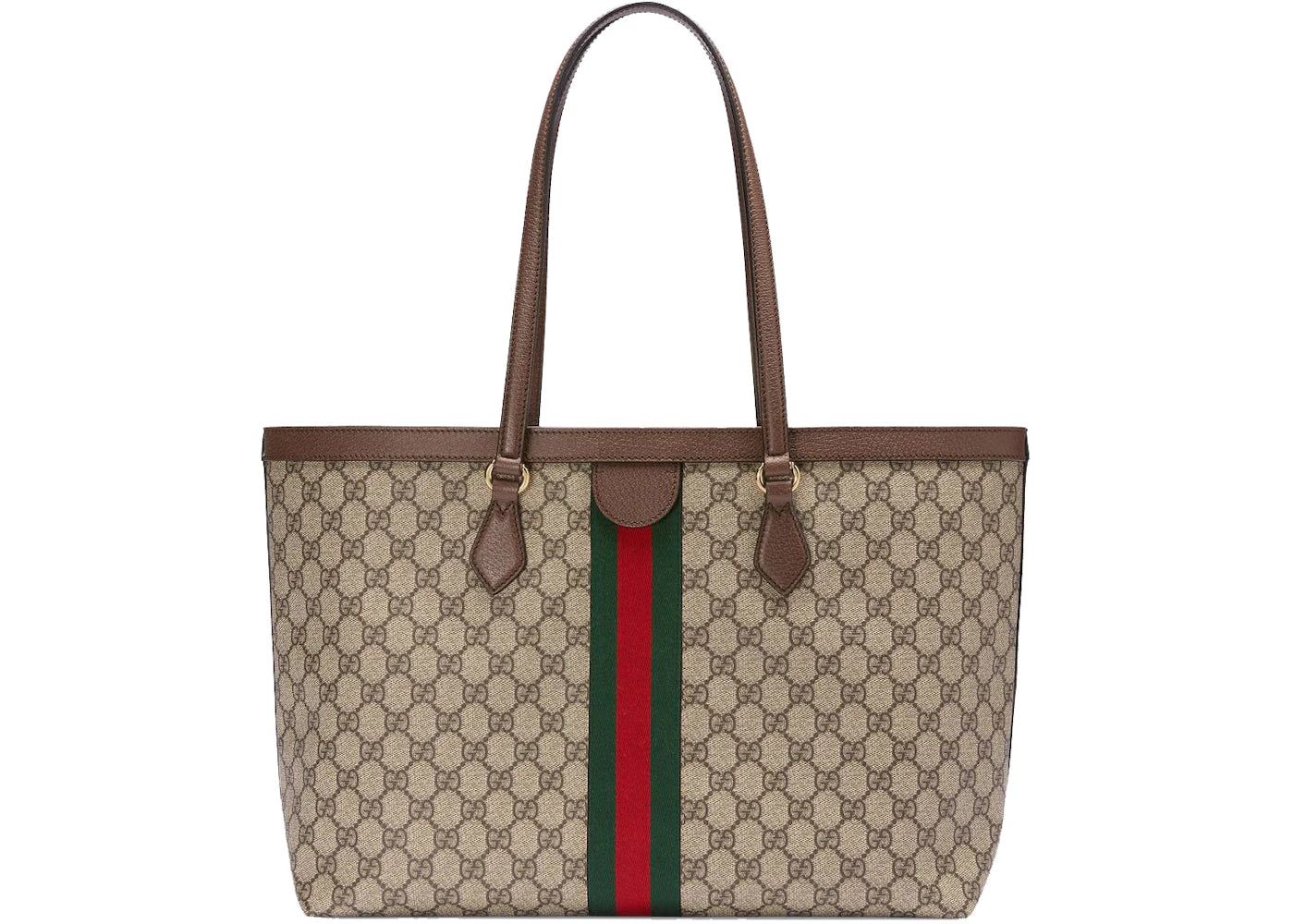 Gucci Ophidia Gg Medium Tote Beige/Ebony