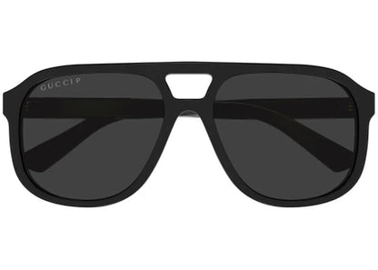 Gucci Pilot Sunglasses Black Gg1188S-001-58