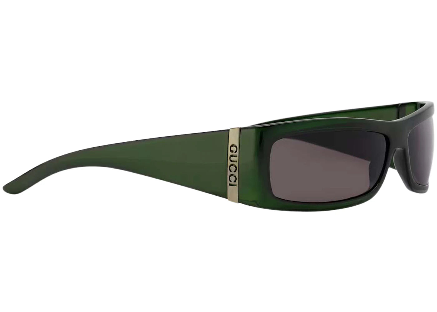 Gucci Rectangular Frame Sunglasses Dark Green