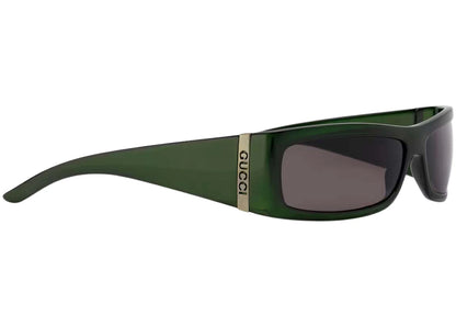 Gucci Rectangular Frame Sunglasses Dark Green