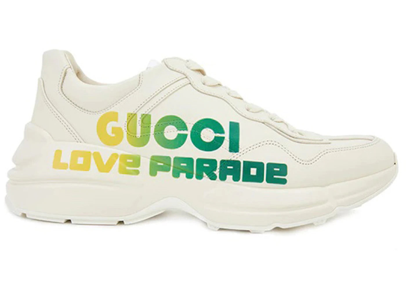 gucci rhyton love parade beige yellow green