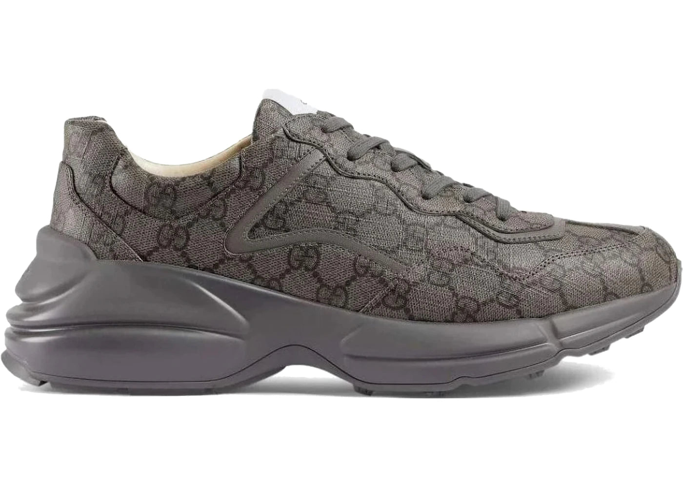 gucci rhyton sneaker grey monogram