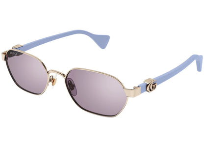 Gucci Round Sunglasses Gold Violet (Gg1593S-004Fr)