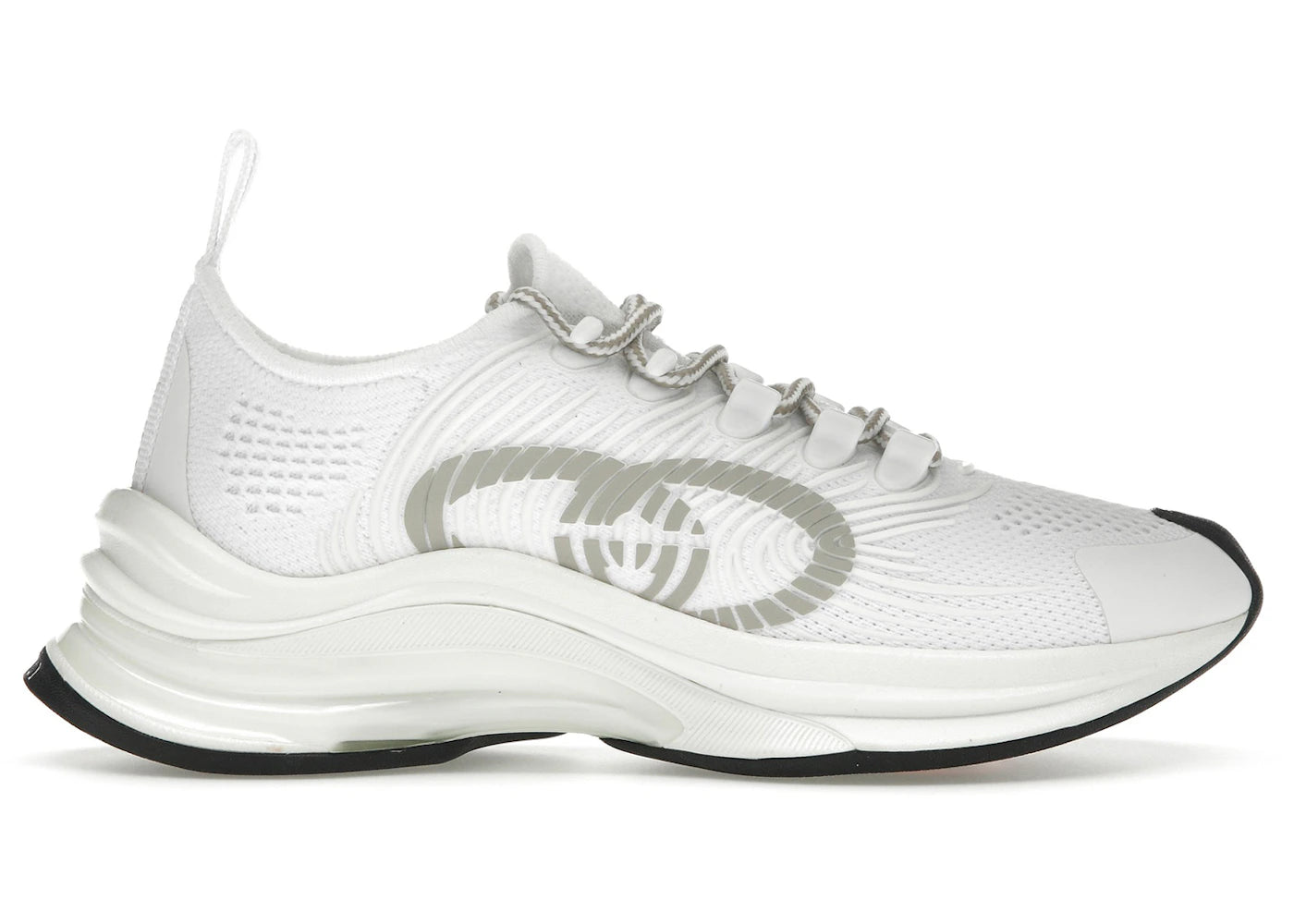 gucci run sneakers white (women's)