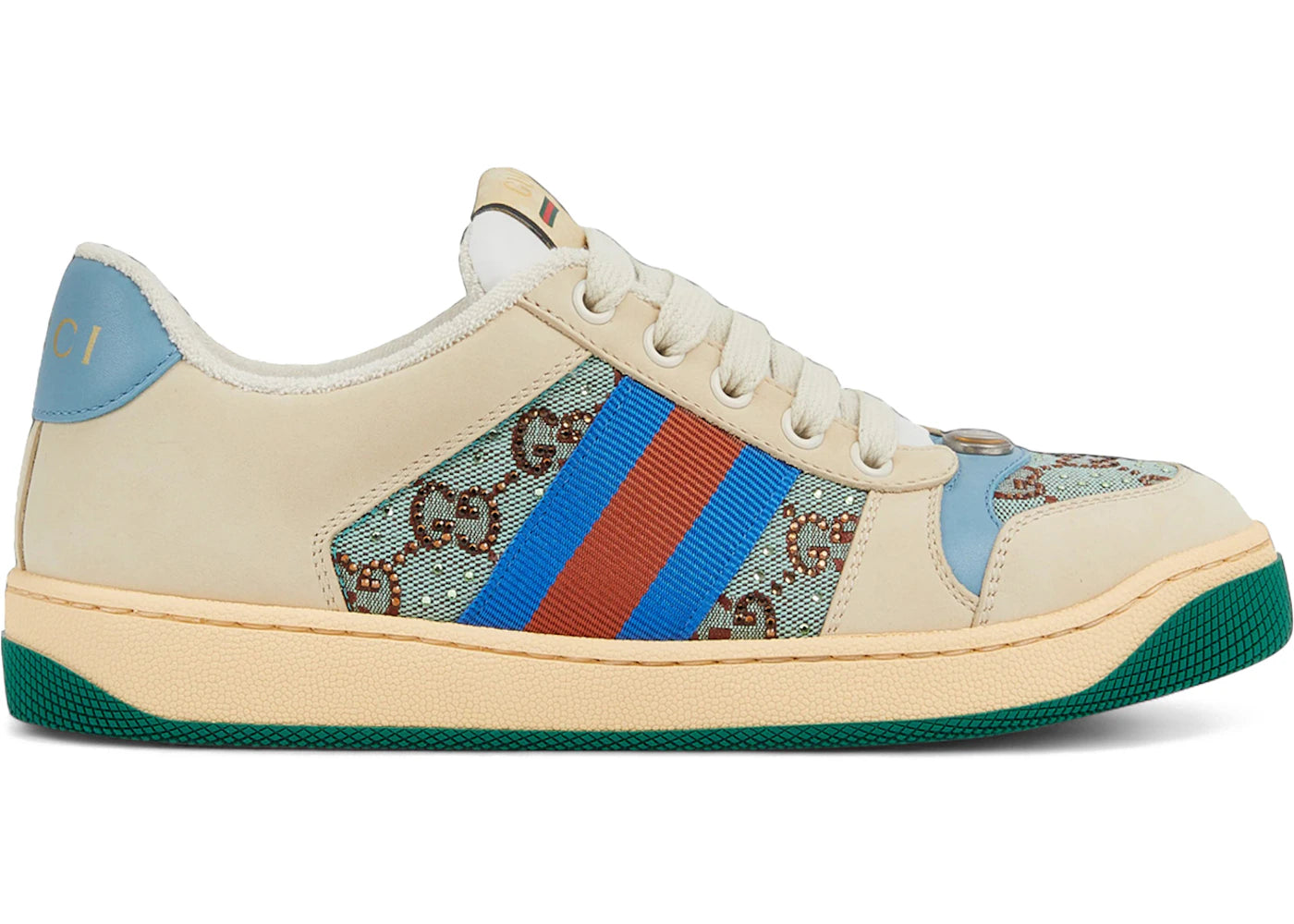 Gucci Screener Brown Blue Red (Women'S)