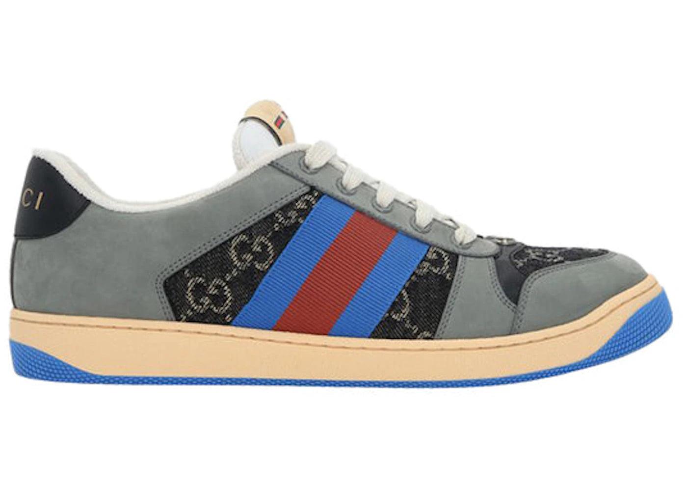 gucci screener gg grey blue