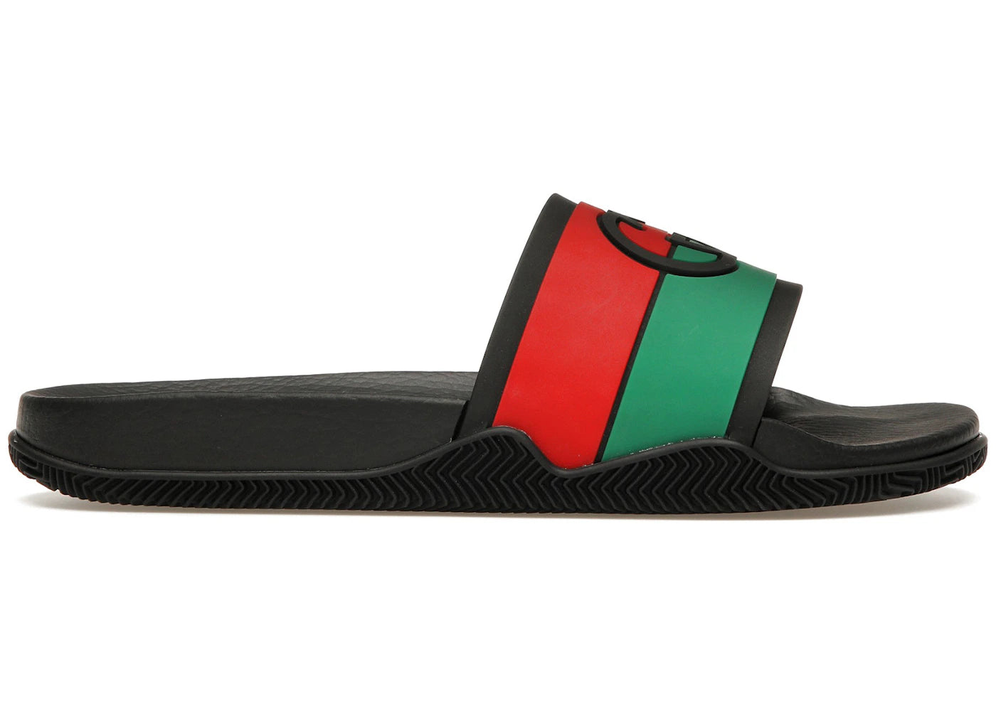 gucci slide interlocking g black