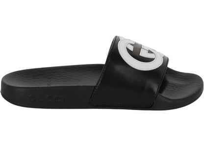 Gucci Slide Interlocking G Black White (Kids)