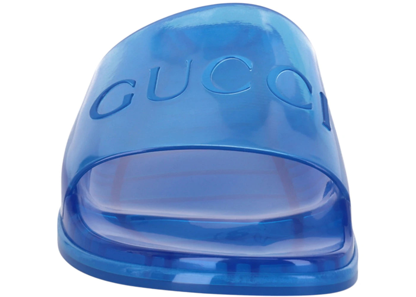 Gucci Slide Transparent Blue